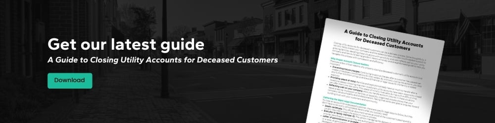 A guide to close utility accounts of deceased customers image