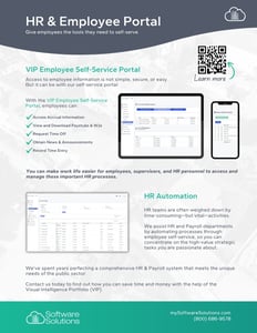 VIP Employee Portal - Flyer