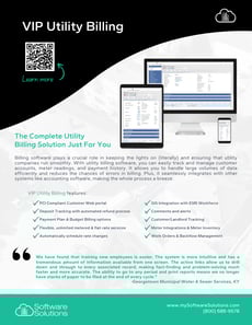 VIP Utility Billing - Flyer